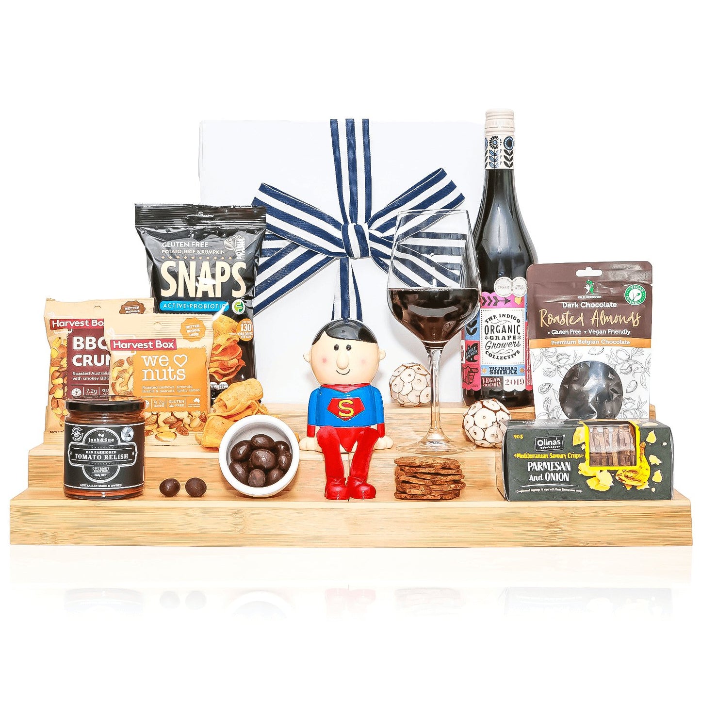 Wine Hamper for Dad - Healthy Belly Hampers