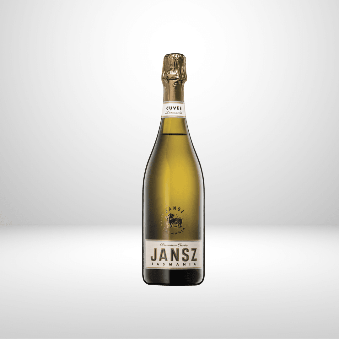 Jansz Tasmania Premium Cuvee x 750ml - Gluten Free - The nose displays aromas of honeysuckle, citrus zest and fresh strawberries from the Chardonnay and Pinot Noir fruit. Extended time on lees during secondary fermentation contributes more complex aromas of nougat and roasted nuts. The palate is balanced with delicate fruit flavour, fine creamy texture and a refreshing natural acidity. The finish is dry and fresh with lingering flavours of citrus and nougat x 750ml