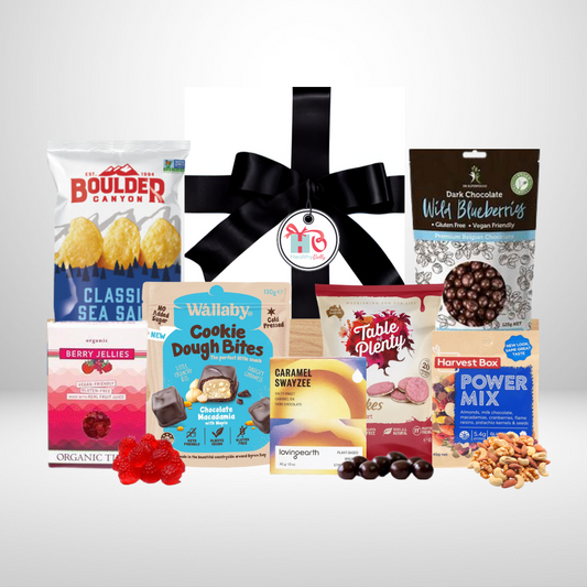 Sweet & Savoury Gluten Free - Healthy Belly Hampers - pure indulgence - birthday hampers - gift hampers - gift hampers melbourne - gift hampers australia - organic hampers -vegan hampers - gluten free hampers - birthday hampers -anniversary hampers - wedding hampers - alcohol hampers