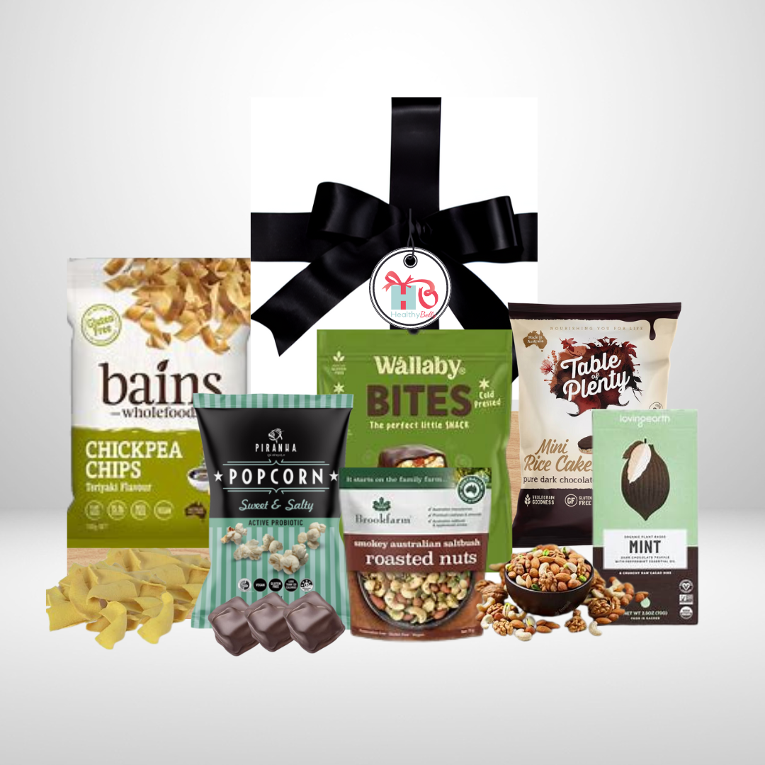 Thinking of You - Healthy Belly Hampers - pure indulgence - birthday hampers - gift hampers - gift hampers melbourne - gift hampers australia - organic hampers -vegan hampers - gluten free hampers - birthday hampers -anniversary hampers - wedding hampers - alcohol hampers