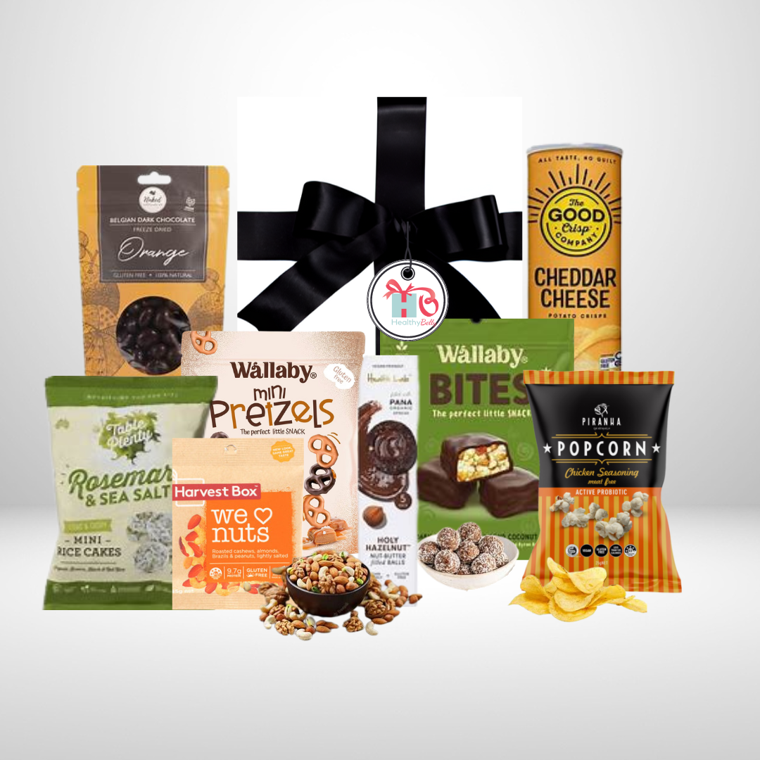 Treat Yourself - Healthy Belly Hampers - pure indulgence - birthday hampers - gift hampers - gift hampers melbourne - gift hampers australia - organic hampers -vegan hampers - gluten free hampers - birthday hampers -anniversary hampers - wedding hampers - alcohol hampers