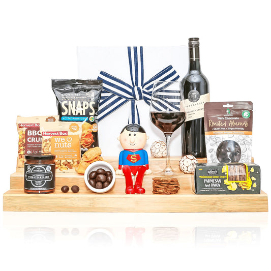 Wine Hamper for Dad - Healthy Belly Hampers
