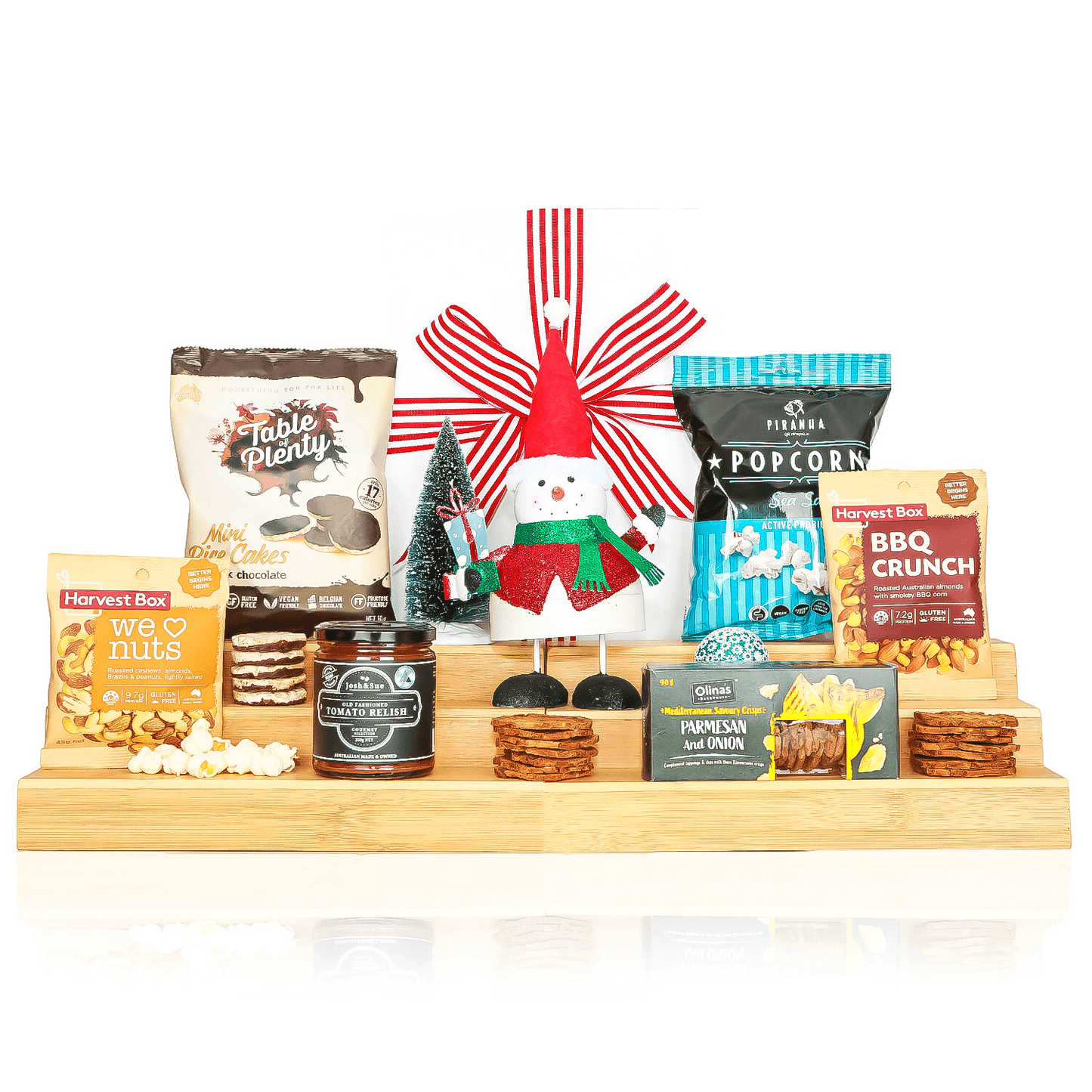 Christmas Snack Hamper - Healthy Belly Hampers - pure indulgence - birthday hampers - gift hampers - gift hampers melbourne - gift hampers australia - organic hampers -vegan hampers - gluten free hampers - birthday hampers -anniversary hampers - wedding hampers - alcohol hampers