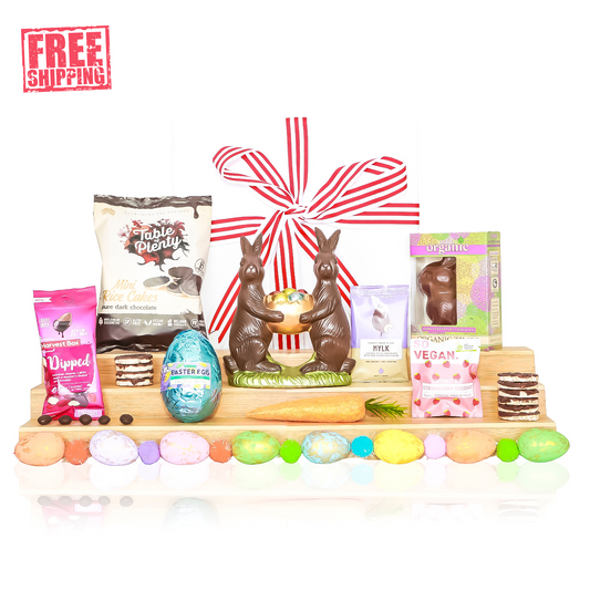 Easter Treats - Healthy Belly Hampers - pure indulgence - birthday hampers - gift hampers - gift hampers melbourne - gift hampers australia - organic hampers -vegan hampers - gluten free hampers - birthday hampers -anniversary hampers - wedding hampers - alcohol hampers