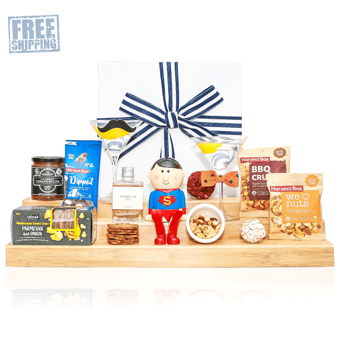 Fathers Day Cocktail Hamper - Healthy Belly Hampers - pure indulgence - birthday hampers - gift hampers - gift hampers melbourne - gift hampers australia - organic hampers -vegan hampers - gluten free hampers - birthday hampers -anniversary hampers - wedding hampers - alcohol hampers
