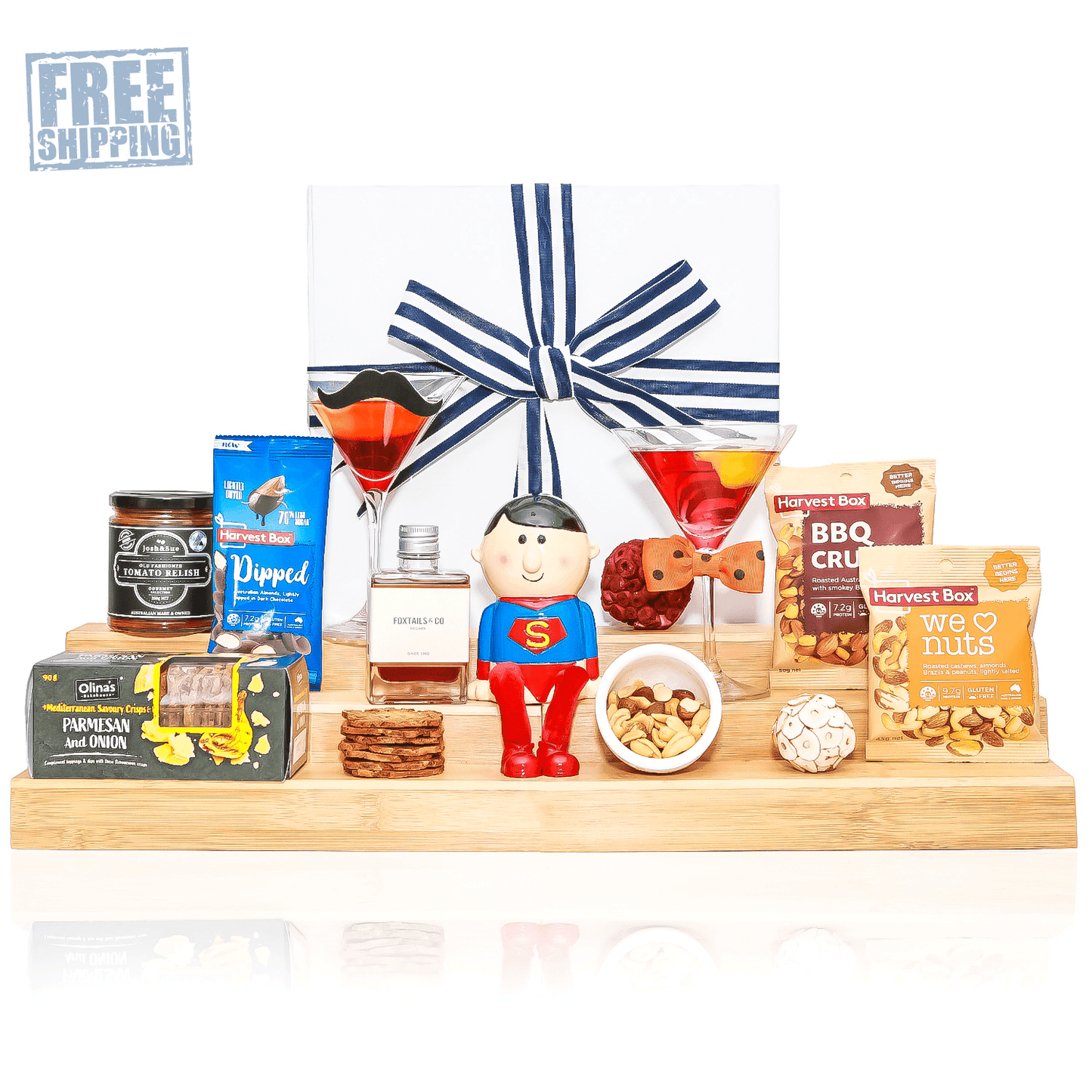 Fathers Day Cocktail Hamper - Healthy Belly Hampers - pure indulgence - birthday hampers - gift hampers - gift hampers melbourne - gift hampers australia - organic hampers -vegan hampers - gluten free hampers - birthday hampers -anniversary hampers - wedding hampers - alcohol hampers